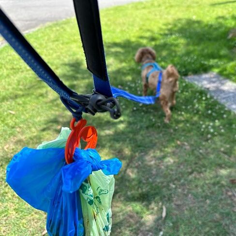 Dog Poop Bag Holder for Dog Leash | Dog Waste Bag Holder for Leash | For Used & Unused Dog Poop Waste Bags | Dog Walking Accessories | Poop Bag Carrier for Backpack & Stroller, FurSentials Twin pack in Saudi Arabia