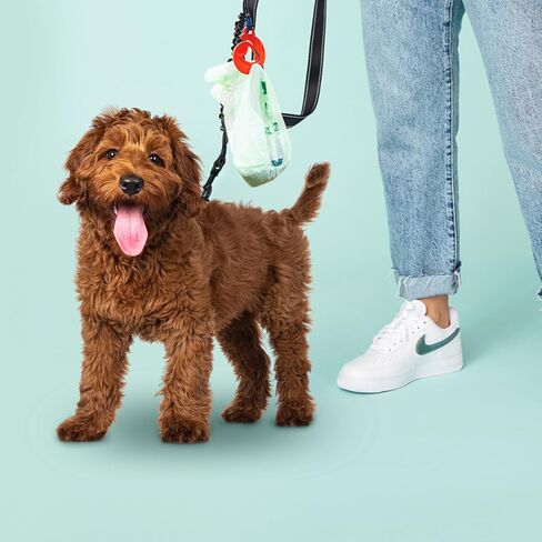 Dog Poop Bag Holder for Dog Leash | Dog Waste Bag Holder for Leash | For Used & Unused Dog Poop Waste Bags | Dog Walking Accessories | Poop Bag Carrier for Backpack & Stroller, FurSentials Twin pack in Saudi Arabia