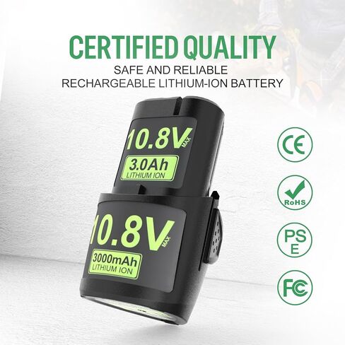 2packs 3000mAh استبدال لـ Stihl 10.8v HSA 25 بطارية HSA26 HSA25 AS2 GTA26 SEA2 in Saudi Arabia