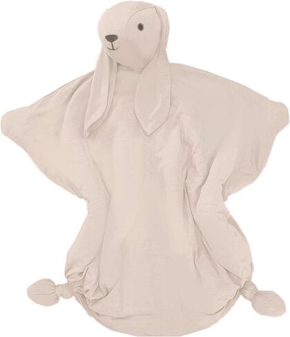 GUNAMUNA Unisex Lovey Blanket for Newborns and Toddlers, Soft Stuffed Bunny Security Comforter, One Size, Blush in Saudi Arabia