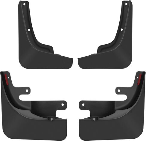 BestEvMod Mud Flaps Splash Guards Compatible with Rivian R1T 2022 2023 2024 Accessories Splash Fender Winter Vehicle Sediment Dirt Protection Set of 4 No Need to Drill Holes in Kuwait