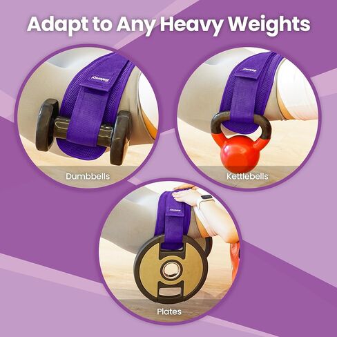 Hip Thrust Belt, Balency Hip Thrust Belt for Dumbbells Heavy, Booty Belt for Hip Thrust, Slip-Resistant Padding Hip Thrust Belt for Gym or Home Workouts, Hip Thrust Band for Dumbbell Kettlebell Plate in Saudi Arabia