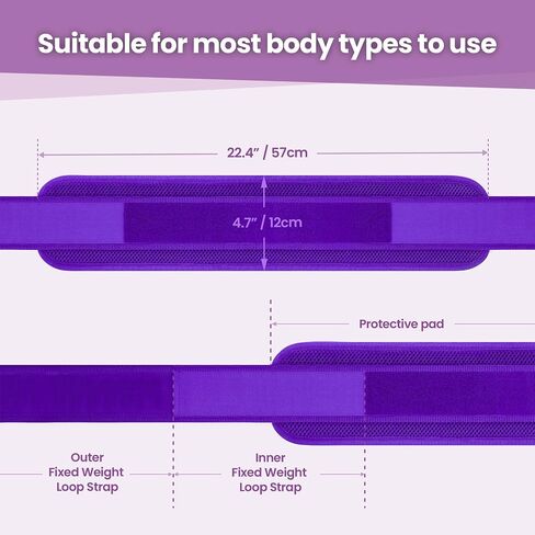 Hip Thrust Belt, Balency Hip Thrust Belt for Dumbbells Heavy, Booty Belt for Hip Thrust, Slip-Resistant Padding Hip Thrust Belt for Gym or Home Workouts, Hip Thrust Band for Dumbbell Kettlebell Plate in Saudi Arabia
