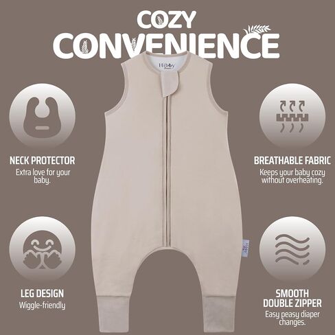Bamboo Baby Sleep Sack with Feet & Legs | 1.0 TOG in Saudi Arabia