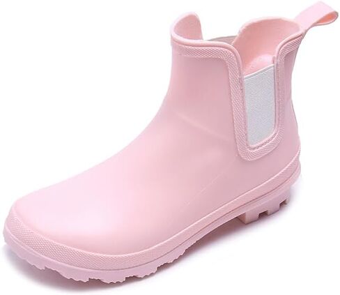 Harssidanzar Womens Short Rain Boots Shoes Garden Garden أحذية مضادة للانزلاق في الكاحل من أجل HL215US في الهواء الطلق in Kuwait