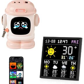 Pixel Art Charger & Digital Frame – Fun, Creative, and Powerful Gift Set
