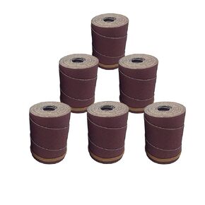 Pre-Cut Sandpaper Rolls | 240 Grit | 6 Pack | for Supermax 19-38 Drum Sander by Monarch Industrial