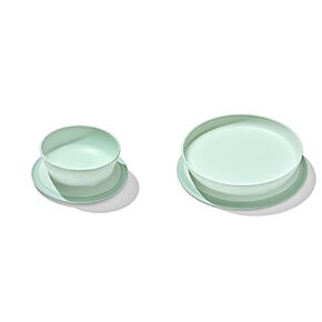 OXO Tot Stick and Stay Suction Bowl and Plate Set - Opal