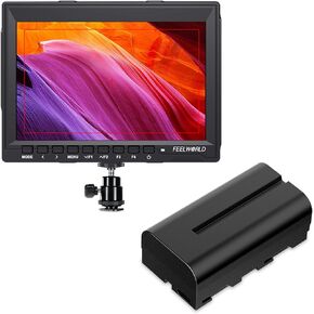 FEELWORLD FW759 Camera Monitor with F550 Battery