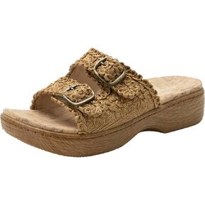 Alegria Women Oona Slide Sandal Adjustable Buckle Straps