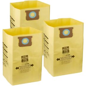 90673 Filter Bags Replacement for 15-22 Gallon CRAFTSMAN Shop Vacuums CMXZVBE38769 High Efficiency Dust Disposable Collection Vac Bag 3 Pack
