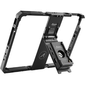 Accsoon PowerCage Ⅱ Case for iPad with NP-F Battery Adapter, Protective Case for ipad Gen 7, 8, 9, 10, ipad Air Gen 3, 4, 5, ipad Pro 10.5inch, 11inch (Gen 1, 2, 3, 4)，Use with SeeMo/SeeMo Pro/Nano