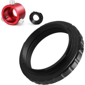 Astromania Polar Scope Adapter- Bundle with - Metal T-Ring Adapter for Nikon