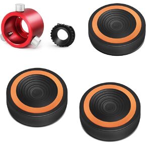 Astromania Polar Scope Adapter- Bundle with - Anti-Vibration Suppression Pads Telescope Mounts