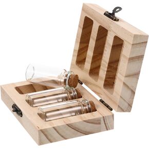 Homsfou Box Lanugo الحبل السري المحافظة على تخزين الطفل زجاجة تخزين الأطفال منظمة التذاكر منظم الأسنان جنين العلبة على زجاجة تخزين زجاجة التخزين حديثي الولادة واقي الأسنان الزجاج