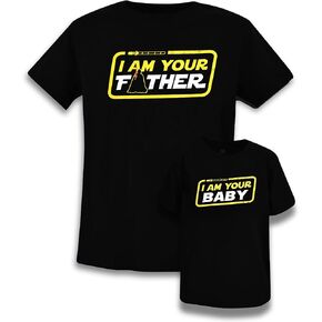 Dad and Son Matching Shirts I Am Your Father Shirt Family Matching Outfits Family Vacation Casual Short Sleeve Top