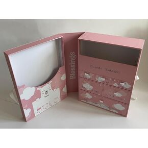 Baby Keepsake Box - Baby Memory Box - Baby Gift - Newborn Keepsake (blue)