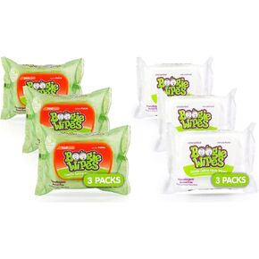 Boogie Wipes Gentle Wet Wipes for Baby and Kids, Made with Vitamin E, Aloe and Chamomile, Fresh and Unscented Wipes, 180 Count