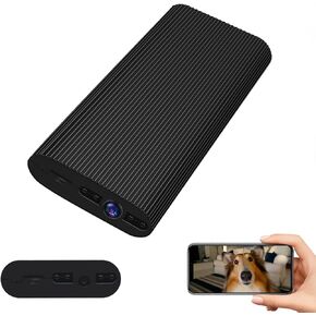 Hidden Camera Detector WiFi Power Bank Security Camera HD 1080P Video Recorder with Motion Detection Loop Recording Remote Viewing