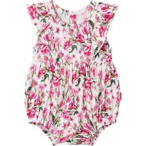 Bamboo Viscose Baby Romper Infant Girl Ruffle Sleeveless Newborn Baby Girl Bodysuit