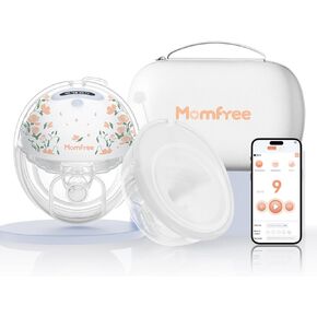 Hands-Free Wearable Breast Pump F6: Electric Breast Pump App Control with 3 Modes & 9 Levels Independent Breastmilk Storage - 24mm Silicone Cushion Insert