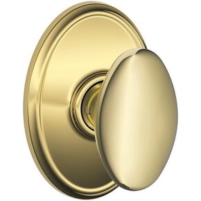 SCHLAGE Siena Privacy Knob, Andover Rose, Satin Nickel - FA40DNB619/F40SIE619AND