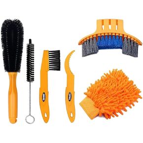 Bike Chain Cleaner Kit, Easy and Quick Clean Chains Scrubber Gear Brush Maintenance Cleaning Tool Set for Road Bicycle Mountain Bikes MTB