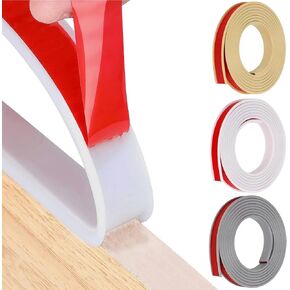 16.4ft U-Shape Edge Banding, HeiPen Self Adhesive Rubber Edge Trim, TPE Flexible Furniture Edge Protector for Wood Veneer Cabinet Repair Furniture Restoration (20mm, Gray, 1)