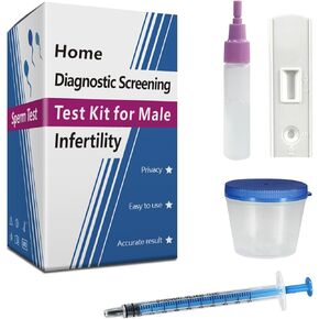 Fertility Home Test Kit for Men-Trak Plus Male Fertility Testing System- Shows Normal or Low Sperm Count- Easy to Read Results-Convenient, Accurate, Private