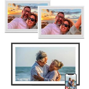 Frameo Digital Picture Frame 3 pack, 2pcs 10.1inch 1280*800 Digital Photo Frame 32GB Memory, 1pc 15.6inch Photo Frame Electronic 32GB Memory, 1920*1080 Touch Screen, Auto-Rotate, Share Photo Video