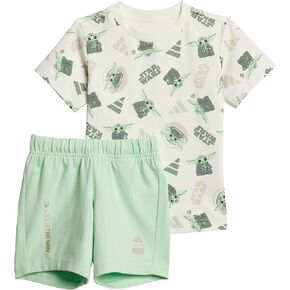 adidas Unisex Baby Star Wars Mandalorian T-shirt Set