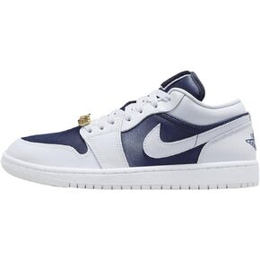 Jordan Air 1 Low SE Women's Shoes (FZ8778-044, Football Grey/White/Gym Red/Midnight Navy)