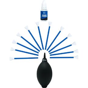 UES Sensor Cleaning Kit Bundle for APS-C Cameras: 14 Swabs + 15ml Sensor Cleaner + Sensor Air Blower