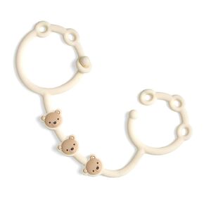 Itzy Ritzy Silicone Toy & Snack Cup Strap (Bear)