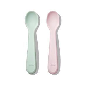 OXO Tot Silicone Spoon Set Teal