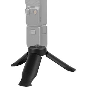 Geekria Mini Tripod for Action Camera, Desktop Tabletop Stand Compact, Portable Travel, Compatible with DJI Osmo Pocket 3, Action 5 Pro Camera (Black)