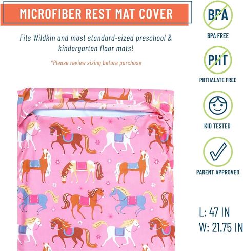 Wildkin Kids Microfiber Nap Mat Cover – Soft, Durable & Fits 1.5" Vinyl Sleep Mats in Saudi Arabia
