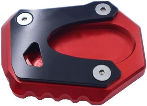 لـ Grom125 grom 125 msx125 2013-2021 2022 2023 دراجة نارية CNC مسنده حامل جانبي للقدم وسادة تمديد لوحة دعم حامل تكبير (أسود) in Kuwait