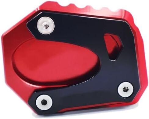 لـ Grom125 grom 125 msx125 2013-2021 2022 2023 دراجة نارية CNC مسنده حامل جانبي للقدم وسادة تمديد لوحة دعم حامل تكبير (أسود) in Kuwait