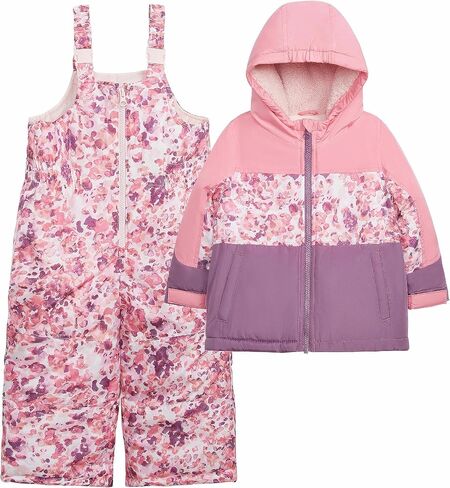 OshKosh B’gosh Girls Ski Jacket and Snowbib Snowsuit Outfit Set in Saudi Arabia