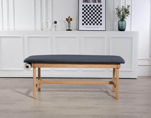 Medical exam Table 27.5" Fixed Height for Treatment Clinic Spa (Flat) (Gray) in Saudi Arabia
