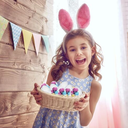 Fillable Transparent Easter Eggs with Hinge Bulk Colorful Bright Plastic Easter Eggs, Perfect for Easter Egg Hunt, Surprise Egg, Easter Hunt, 2.25" Inch Assorted Bright Colors (25-Pack) in Saudi Arabia
