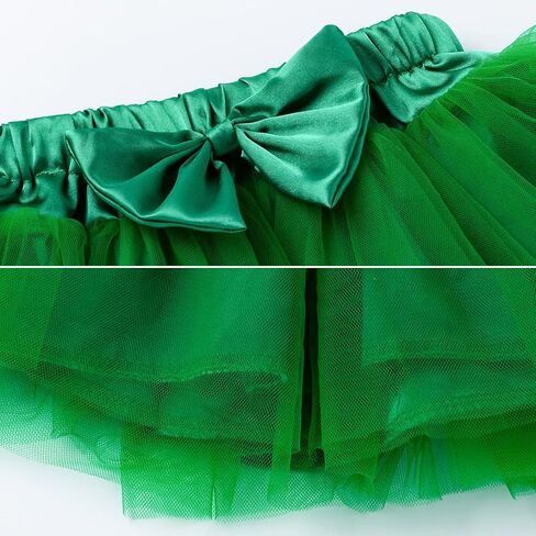 AGQT Infant Baby Girls St. Patrick’s Day Outfit 3Pcs Green Shamrock Romper Bodysuit 0-24 Months in Kuwait