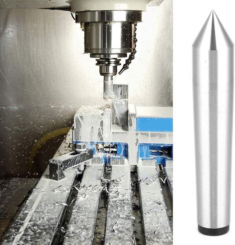 Lathe Center, Carbon Steel Lathe, Lathe Drive Center, MT1/MT2 Morse Taper, 0.010 Precision Lathes Dead Center, End Drill Chuck Adapter for Lathe Milling(MT1) in Saudi Arabia