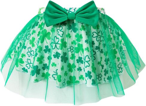 Newborn Baby My First St. Patrick's Day Baby Girl Outfit Onesie + Tutu + Leg Warmers + Headband Set in Saudi Arabia