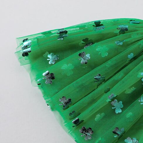 St Patricks Day Toddlers Baby Girl Outfit Lucky Short Sleeves Tutu Skirt Clothes Set in Saudi Arabia