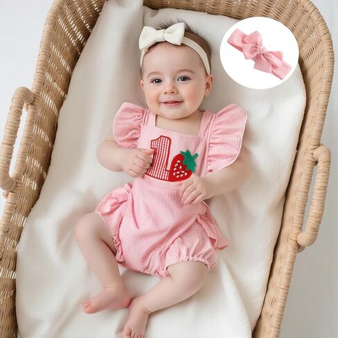 GOOCHEER BABY Girl First First Birthday الزي 1 in Kuwait