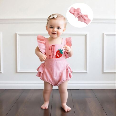GOOCHEER BABY Girl First First Birthday الزي 1 in Kuwait