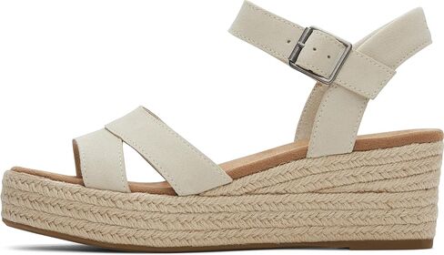 TOMS Womens Audrey Espadrille Athletic Sandals Casual Mid Heel 2-3" in Saudi Arabia