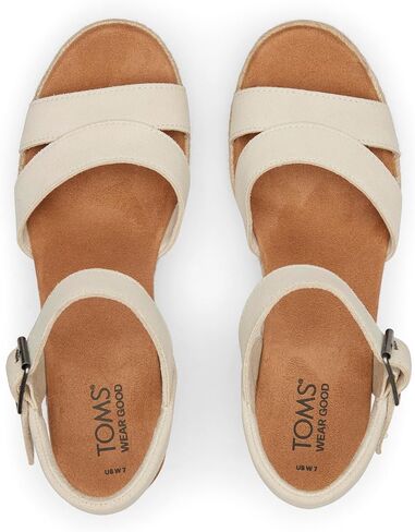 TOMS Womens Audrey Espadrille Athletic Sandals Casual Mid Heel 2-3" in Saudi Arabia
